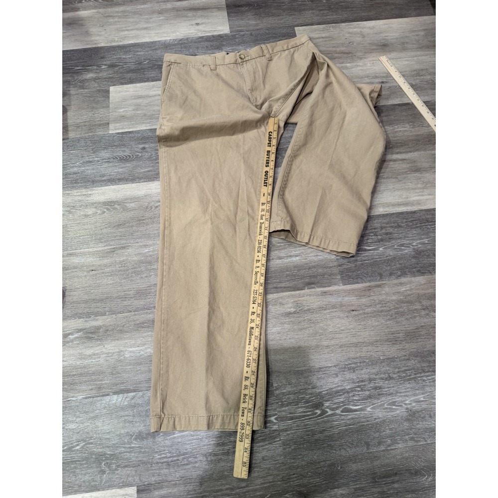 Old Navy Chino Pants Khaki Baggy Loose Fit Straight Leg Vintage Y2K Mens 38x32 - Picture 6 of 8